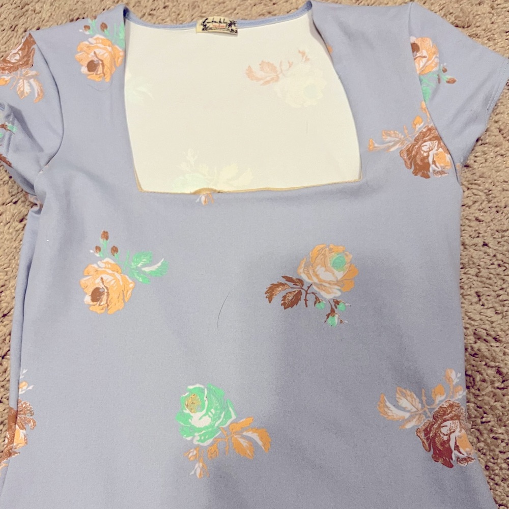 Square neck body suit
